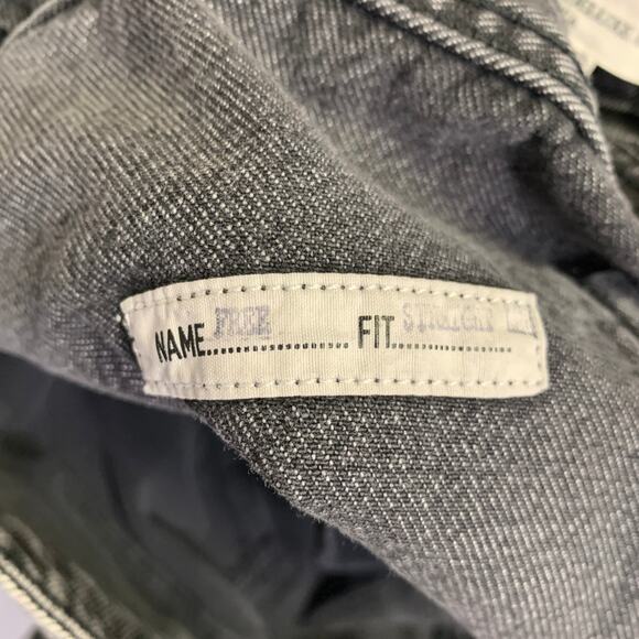 GOLDEN GOOSE Size M Grey Cotton Tapered Distressed Jeans - Picture 7 of 9